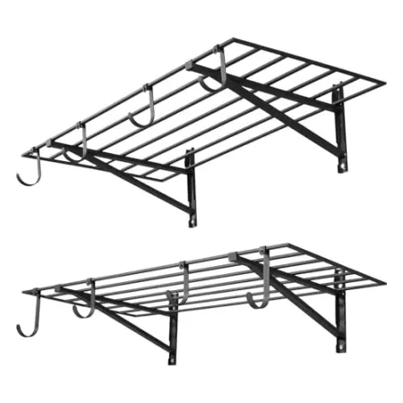 VEVOR 2-Tier 24" x 48" Heavy Duty Wall Garage Shelving