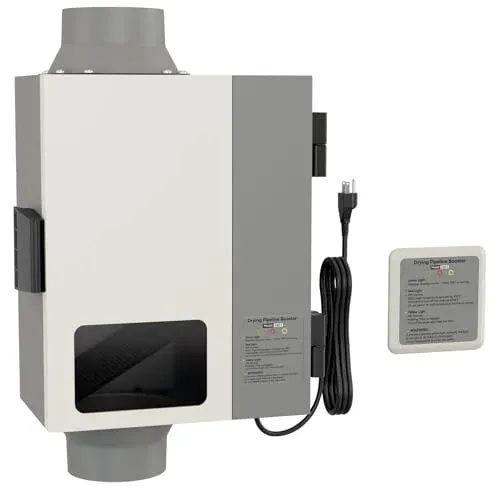 4 Inch Dryer Vent Booster Fan