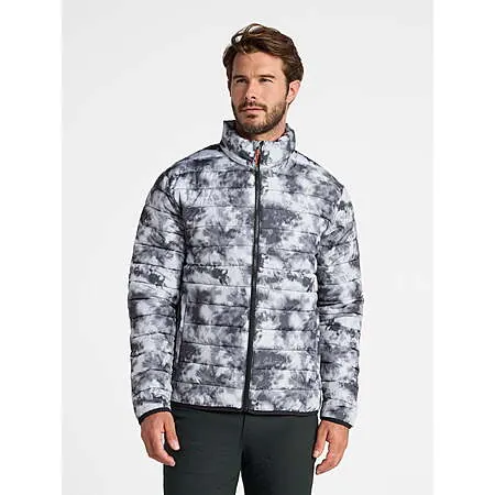 Ozark Trail Men's Puffer Jacket (Black Tie Dye, Limited Sizes)