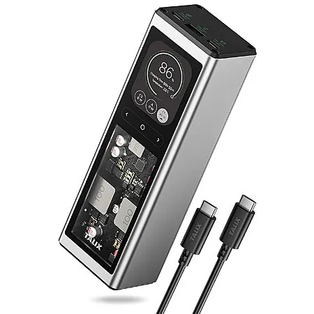 3-Port TALIX 20000mAh 140W USB-C Power Bank (2x USB-C + USB-A)