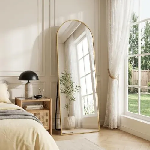 NBGV 57"x17" Arched Full Length Floor Mirror