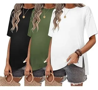 Maternity Short Sleeve Shirts (3-Pack)
