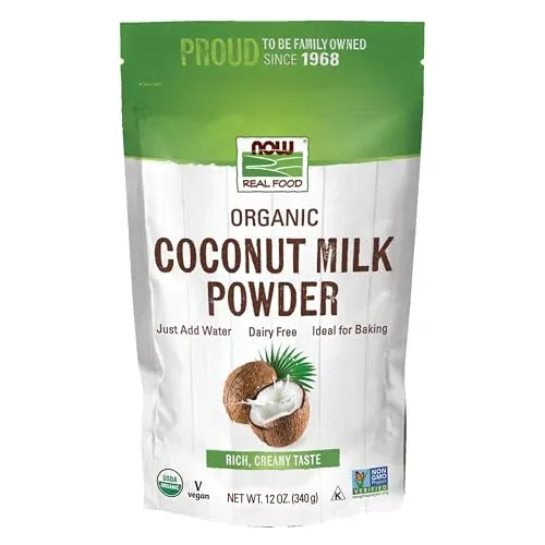 NOW Foods Organic Coconut Milk Powder, 12 oz