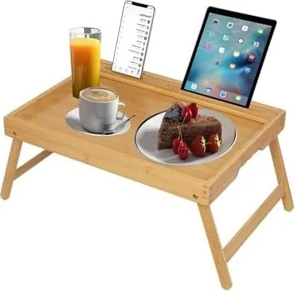 Artmeer Bamboo Bed Tray