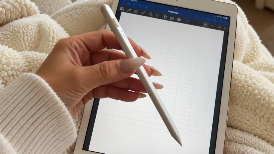 Magnetic Stylus Pen for Apple iPad – White