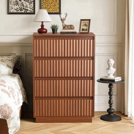 UPGO 42" 5-Drawer Fluted Dresser