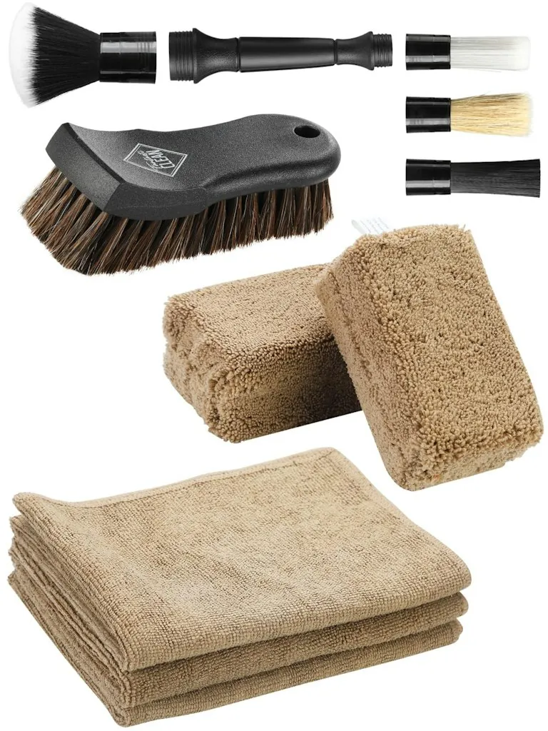 Fantasticlean 9-Piece Car Detailing Brush Set