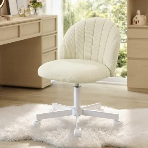 SONGMICS Office Chair Swivel Makeup Vanity Desk Chair