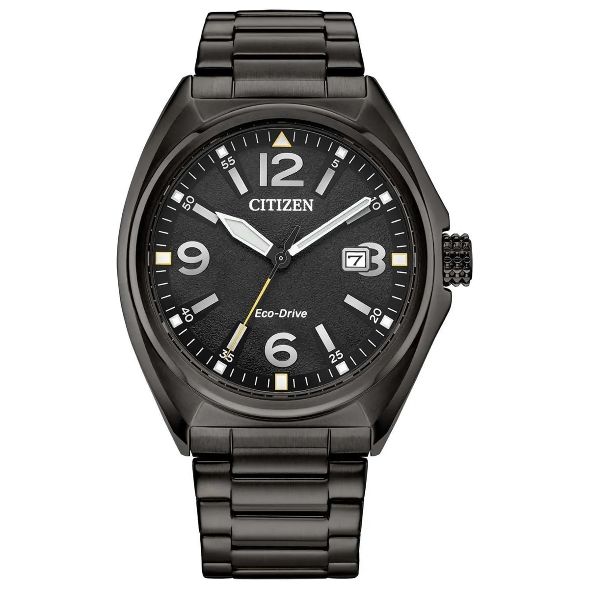 CITIZEN H-Link 42mm Black Dial Men's Solar Powered Quartz Eco-Drive Watch