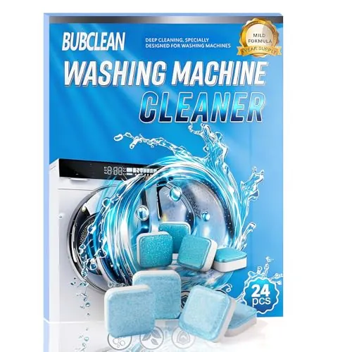 BUBCLEAN Washing Machine Cleaner Tablets 24-Count Lavender
