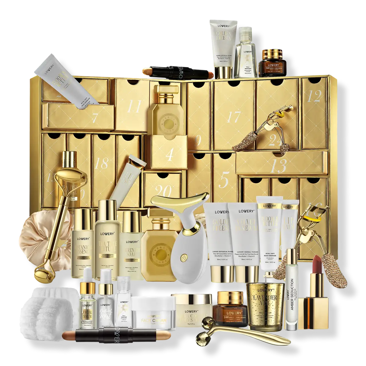 Lovery Limited-Edition Advent Calendar Beauty and Skincare Luxury Gift Set