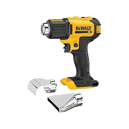 DeWALT 20V MAX Heat Gun w/ Flat & Hook Nozzle Attachments (Tool Only)