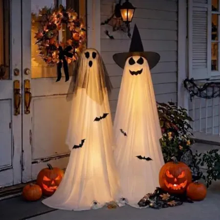 2-Pack Minetom 5 FT Halloween Ghost Decorations