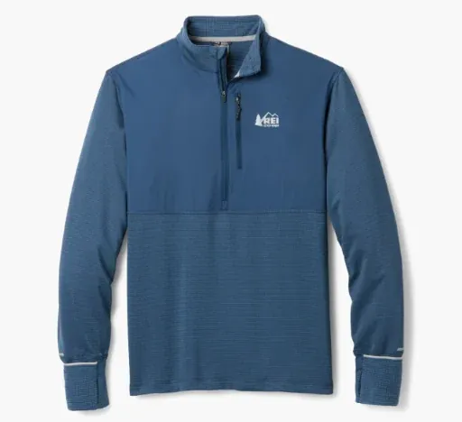 REI Co-op Men's Swiftland Thermal Running Half-Zip Pullover