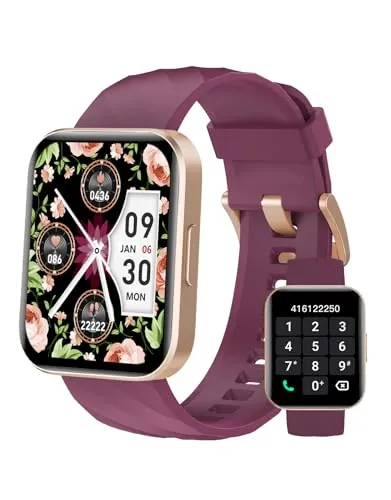 Smart Watch w/ Bluetooth Calling, 1.85" Display & IP68 Waterproof