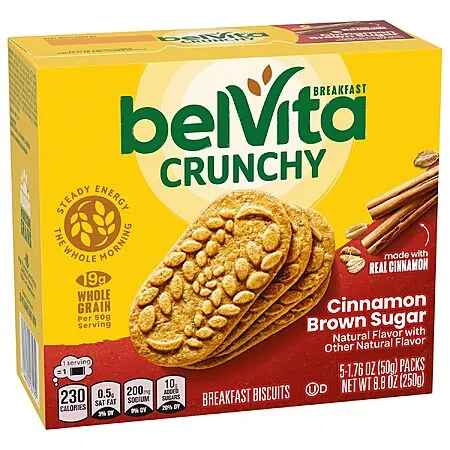 Select Amazon Accts: 6-Pk 5-Ct 1.76oz. belVita Biscuit Bars (Cinnamon Sugar)