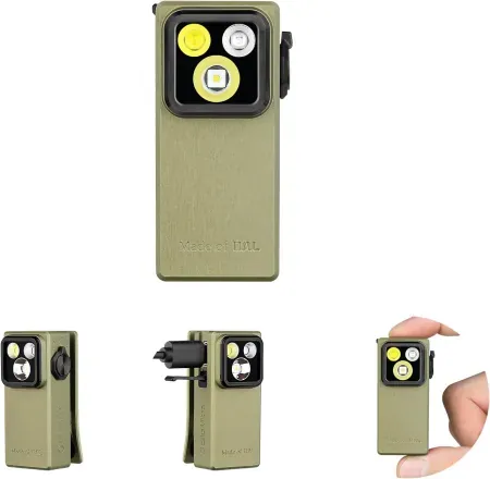 OLIGHT Oclip Ultra 530-Lumen EDC Flashlight w/ Spotlight & 365nm UV