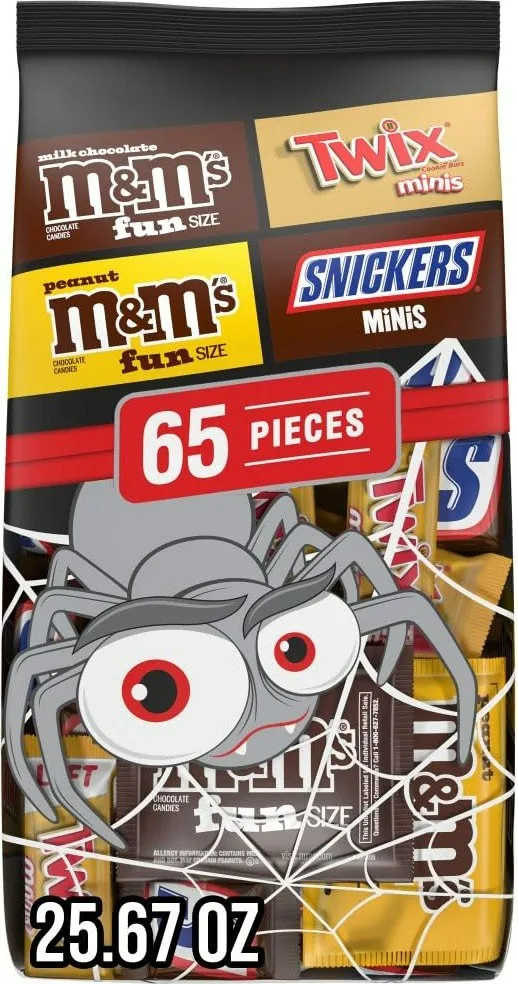 Mars 65-Piece Halloween Chocolate Variety Bag