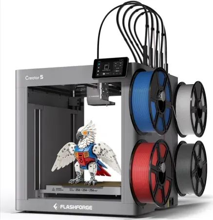 FLASHFORGE Creator 5 4-Toolhead Changer 3D Printer