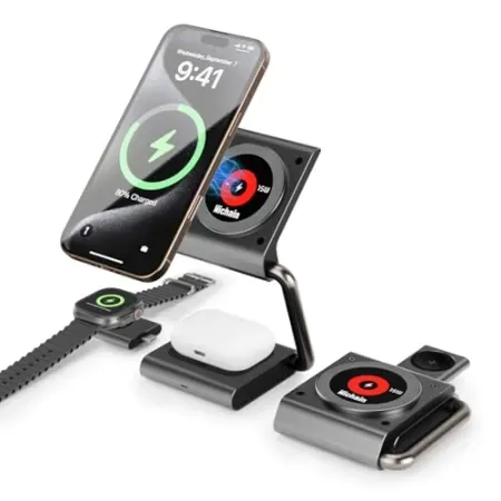 Hichain 3-in-1 Foldable Apple Charging Station