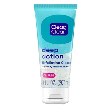 7oz Clean & Clear Oil-Free Deep Action Exfoliating Facial Scrub