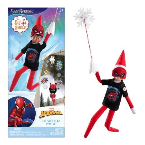Elf on the Shelf Marvel Spider-Man Superfan Prop Set