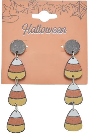 Candy Corn Earrings