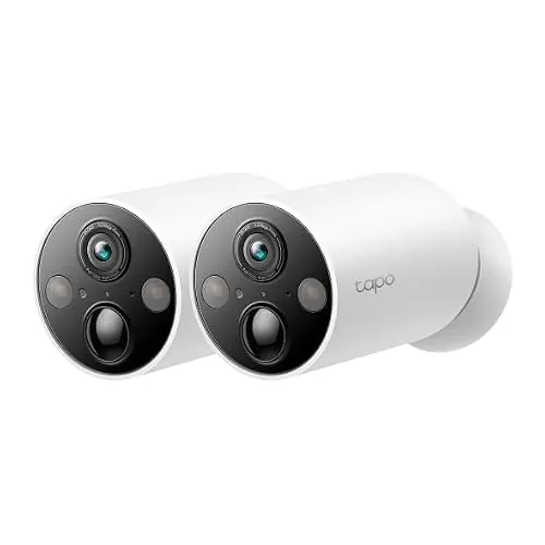 Tapo MagCam 2K+ Outdoor Security Camera 2-Pack
