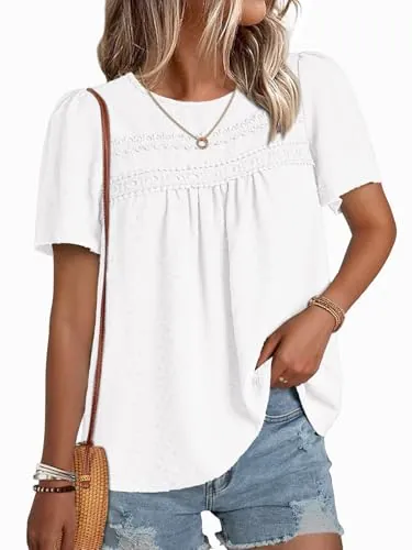NORACORA Womens Short Sleeve Crewneck Shirts