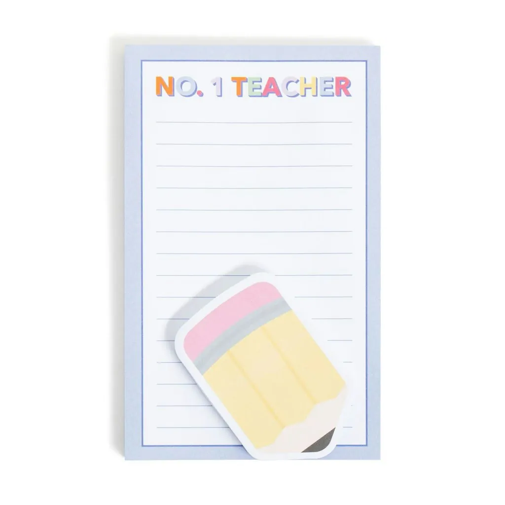 U Brands Bright Minds Teacher Themed Sticky Notepad 2-Pack
