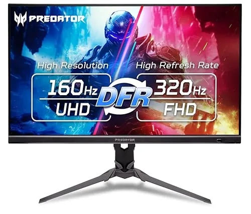 Acer Predator 27" 4K 160Hz IPS/DFR 320Hz Gaming Monitor XB273K V5