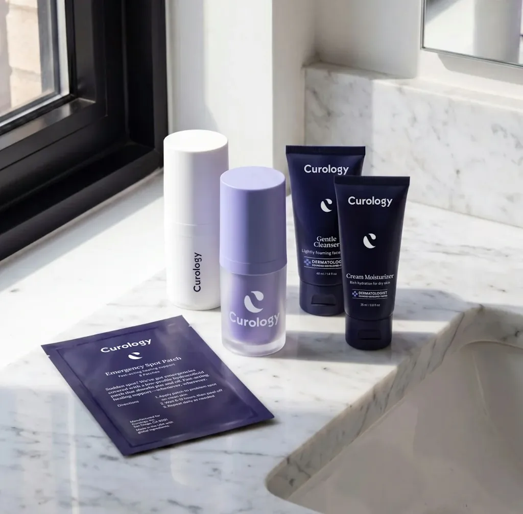Curology Custom Rx Skincare First Box Trial: Free + $5.45 shipping