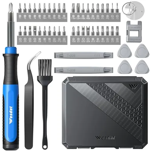 Wesdut 52-in-1 Small Precision Screwdriver Set w/ Magnetic Tip