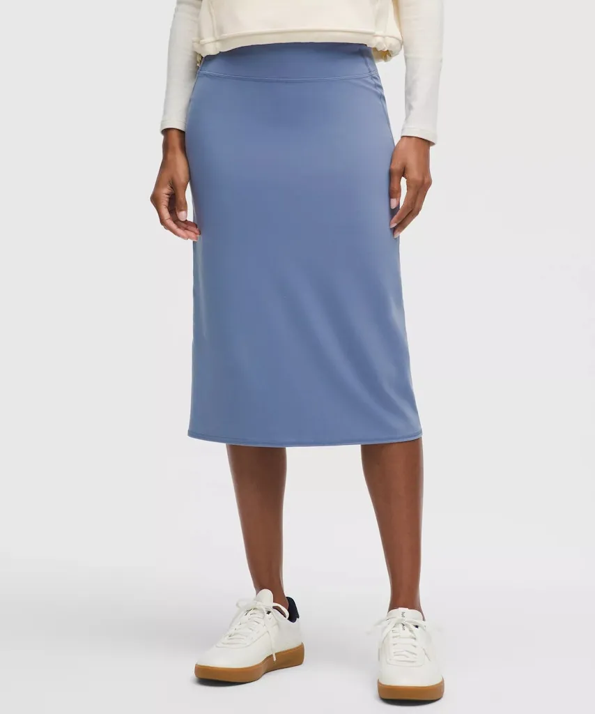 lululemon Nulu Slim-Fit High-Rise Midi Skirt (smaller sizes) for From $14 + free shipping