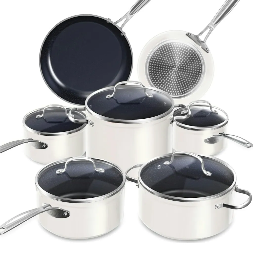 Nuwave Duralon Ceramic Nonstick 12-Piece Cookware Set