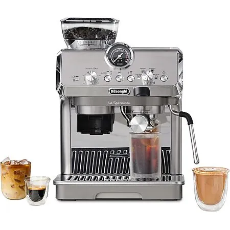 De'Longhi La Specialista Arte Evo Espresso Machine w/ Burr Grinder & Steam Wand