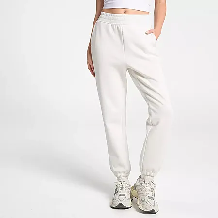CALIA Women's Soft Scuba Fleece Joggers (Cloud Cover, Size XS-XXL)
