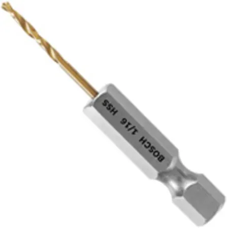 Bosch 1/16" Impact Tough Titanium Nitride Coated Drill Bit