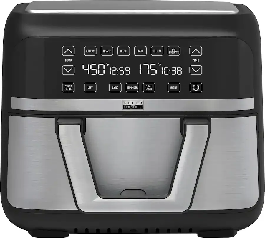 Bella Pro 9qt TriZone Touchscreen Air Fryer