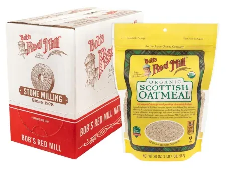 4-Pack 20oz Bob's Red Mill Organic Scottish Oatmeal