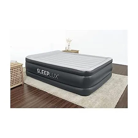 SLEEPLUX Inflatable Air Mattress w/ Built-in Pump, Pillow & USB Charger (Queen)