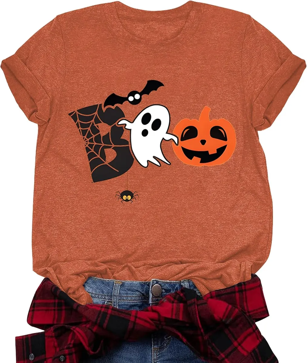Women’s Halloween Boo Shirt