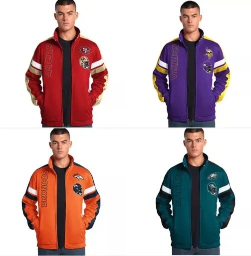 NFL Officially Licensed Full-Zip Track Jackets