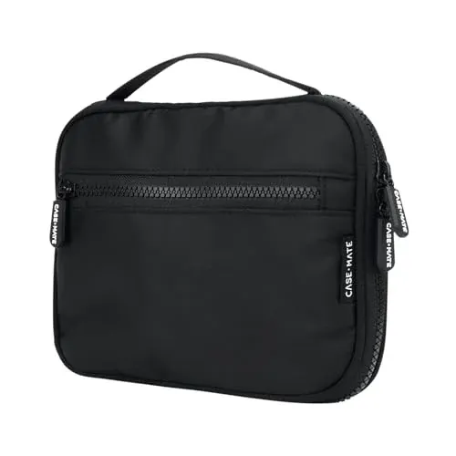 Case-Mate Travel Tech Organizer with External Zipper Pocket (Black)