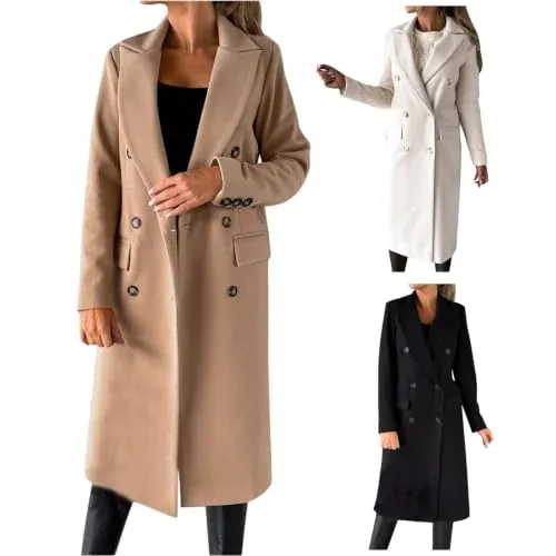 Double Breasted Jacket Thicken Peacoat