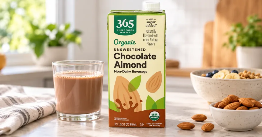 365 by Whole Foods Market Organic Unsweetened Chocolate Almond Milk 32oz