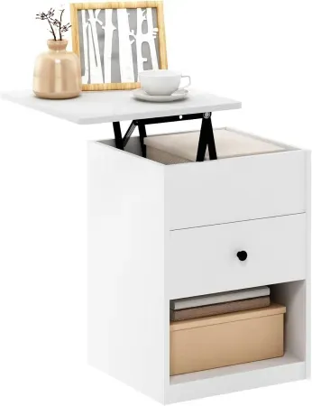 Furinno Jensen Lift Top Nightstand