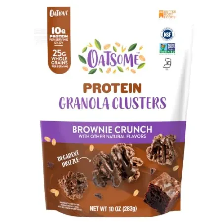 10oz Oatsome Protein Granola Clusters Brownie Crunch