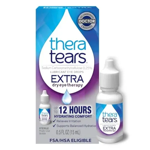 TheraTears Extra Dry Eye Therapy Lubricating Eye Drops 0.5 Fl Oz