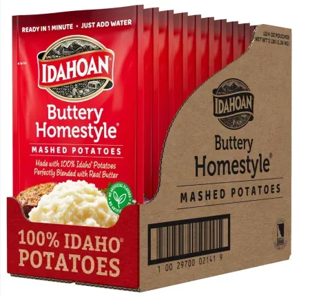 12-Pack Idahoan Buttery Homestyle Mashed Potatoes (4oz Packets)